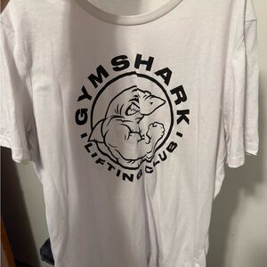 Gymshark White Graphic Tee XXXL